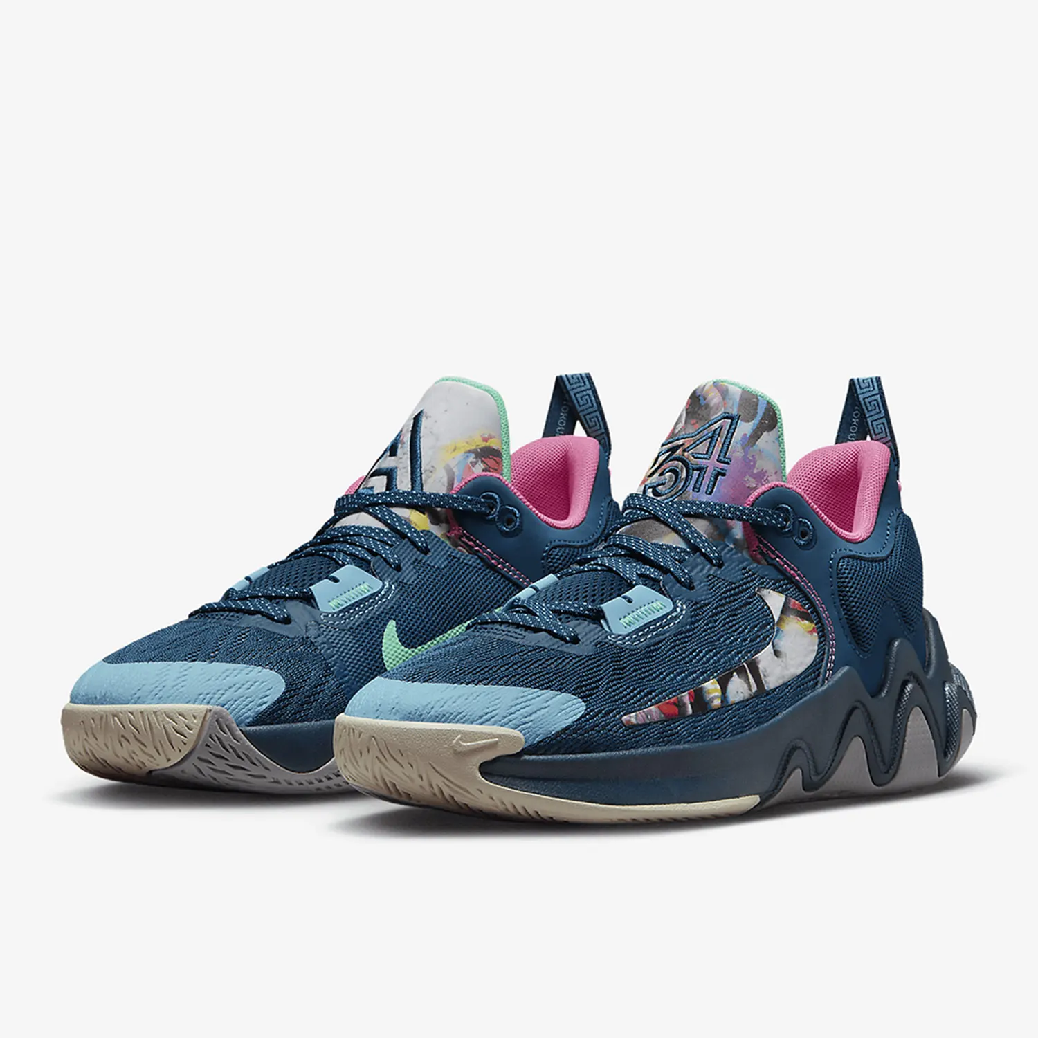 

Nike Authentic Summer GS Women's Youth Fashion Running Sports Basketball Shoes FD0213-400