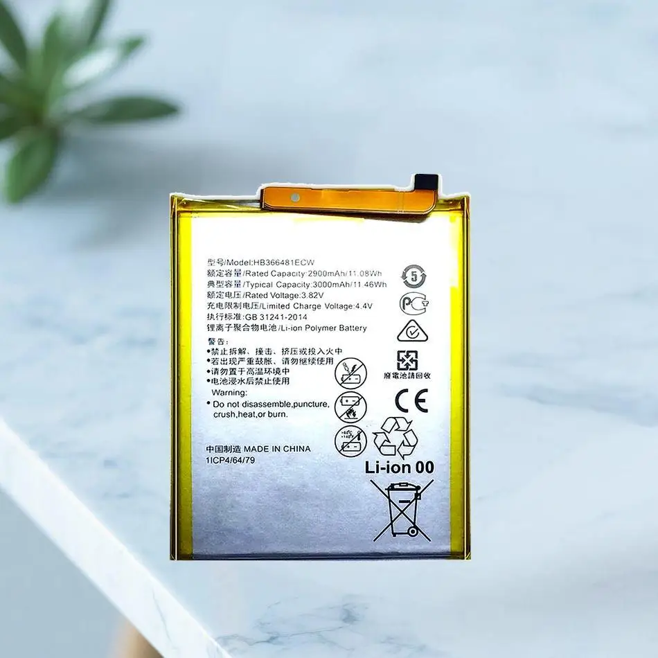 

Mobile Phone Battery HB366481ECW 2900Mah For Huawei Ascend P9 Lite P8lite 2017 P20lite P10lite Honor 8 5C G9 Y6 II