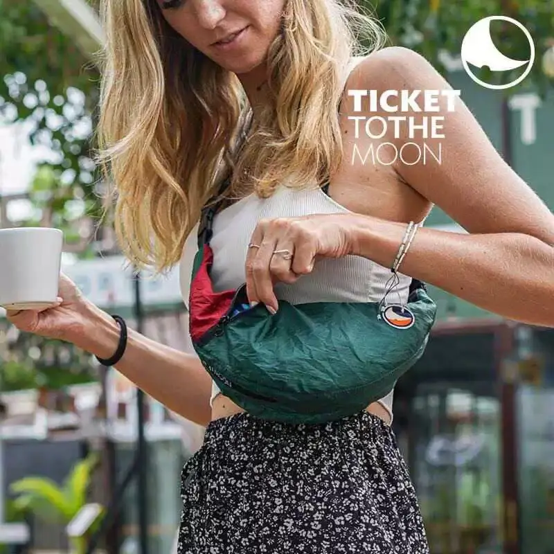 

Сверхлегкая портативная уличная походная сумка, спортивная поясная сумка с луной, сумка для пельменей, складная нагрудная сумка для велоспорта, альпинизма, путешествий