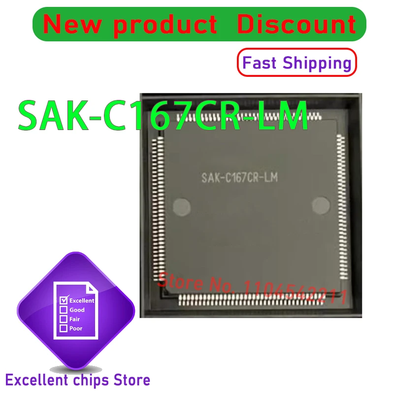 

SAK-C167CR-LM (5-10 шт.) SAF-C167CR-LM SAB-C167CR-LM SAK-C167CR C167CR QFP-144