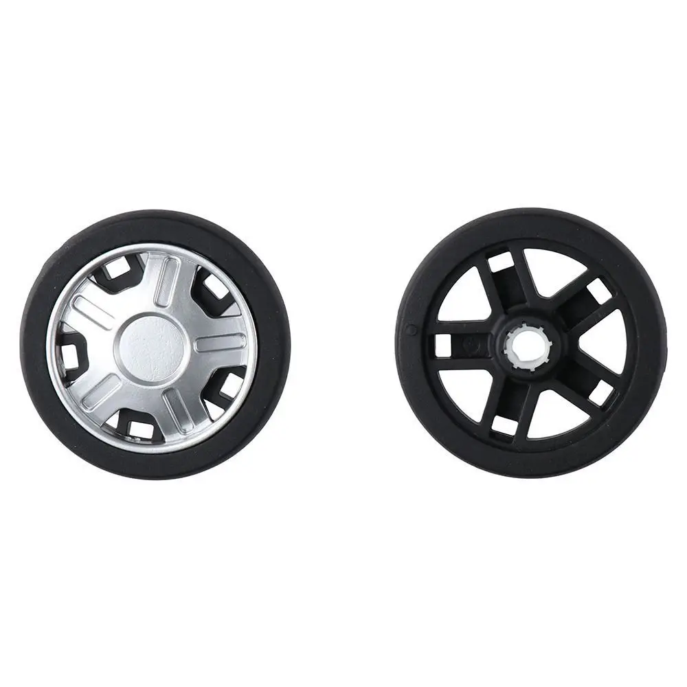 Durable  High Quality Suitcase Wheels Practical Replace Wheels PU Suitcase Parts Axles Travel Luggage Wheels Replacement