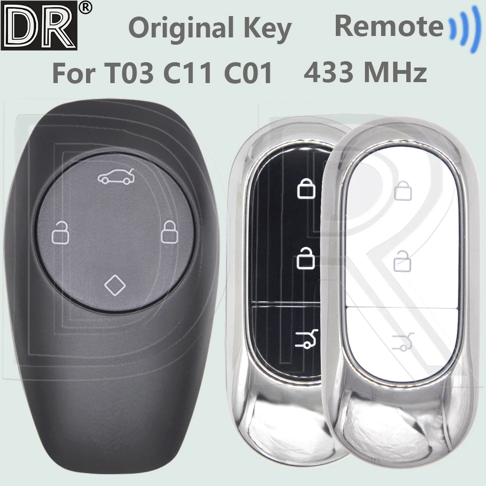 

DR Original 433MHz Without/4A Chip Keyless Go Car Remote Key For Leapmotor 001 C01 S01 T03 C11