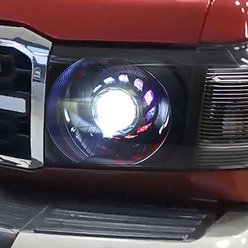 

For Toyota Land Cruiser LC71 LC76 LC78 LC79 2006-2023 Car Lights Assembly Upgrade Startup Effect LED Projector Lens Accessories