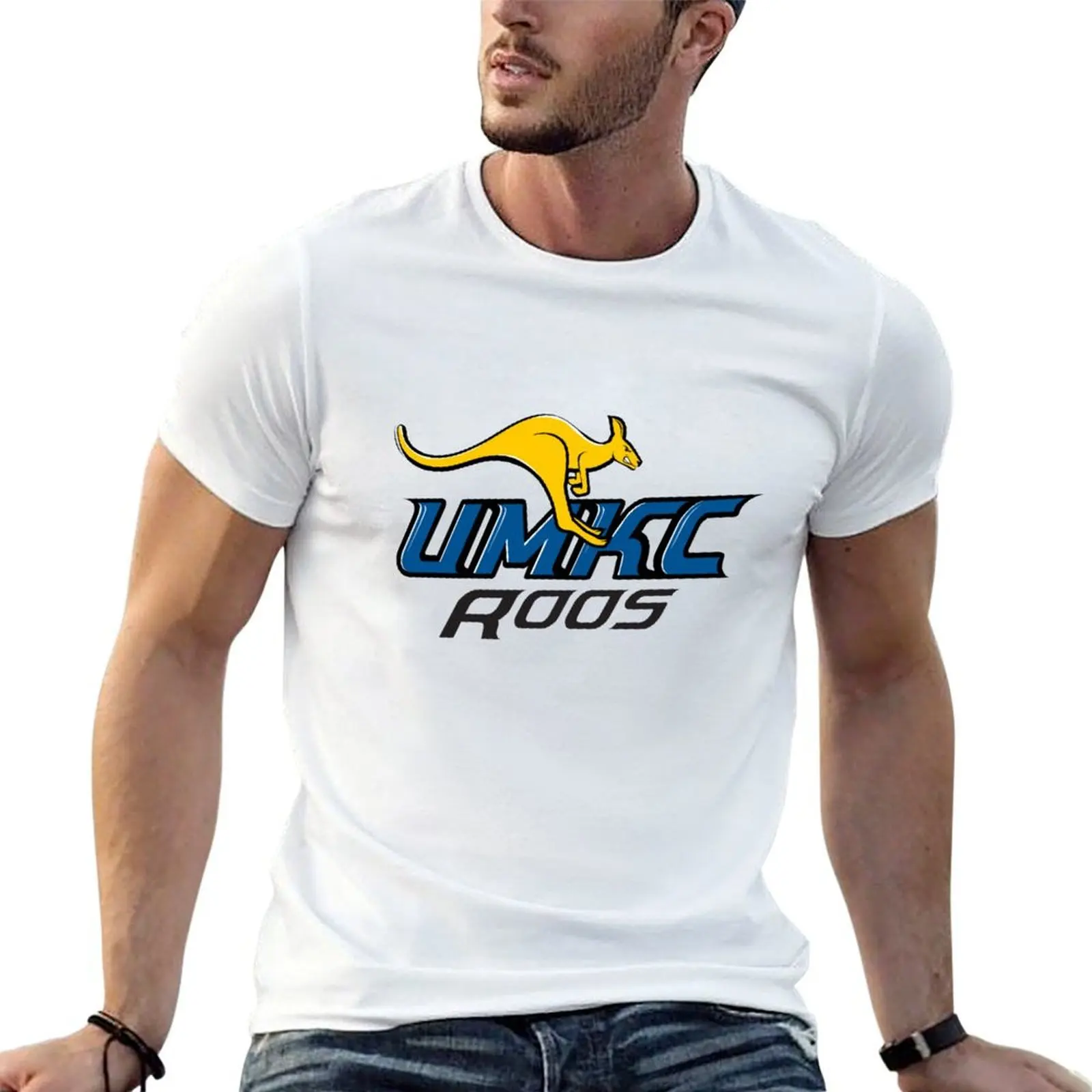 Logo - Kangaroos UMKC T-Shirt man t shirt luxury funny t shirts man cotton t shirt man T-shirt