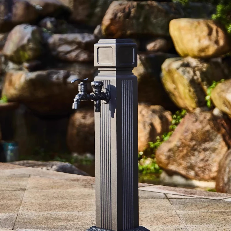 Outdoor column faucet villa water pipe outdoor garden water plug courtyard watering antifreeze water column dual-purpose column