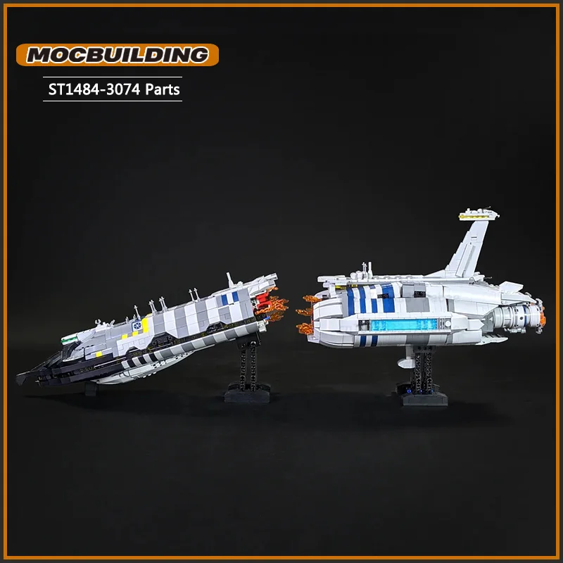 Movie Space UCS Flagships Moc Building Blocks Spaceship Invisible Hand Technology Bricks Providence-class Dreadnoughts Toys