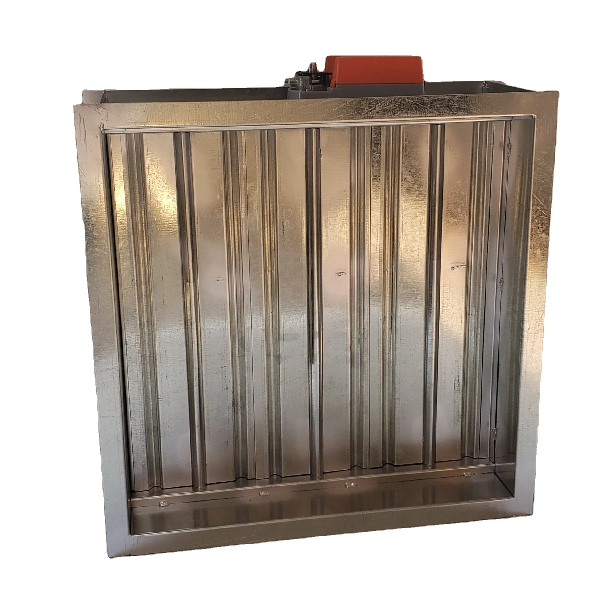 

Electric Control Galvanized Square Motorized Damper Backdraft Damper 220V 24V 8-16-6NM