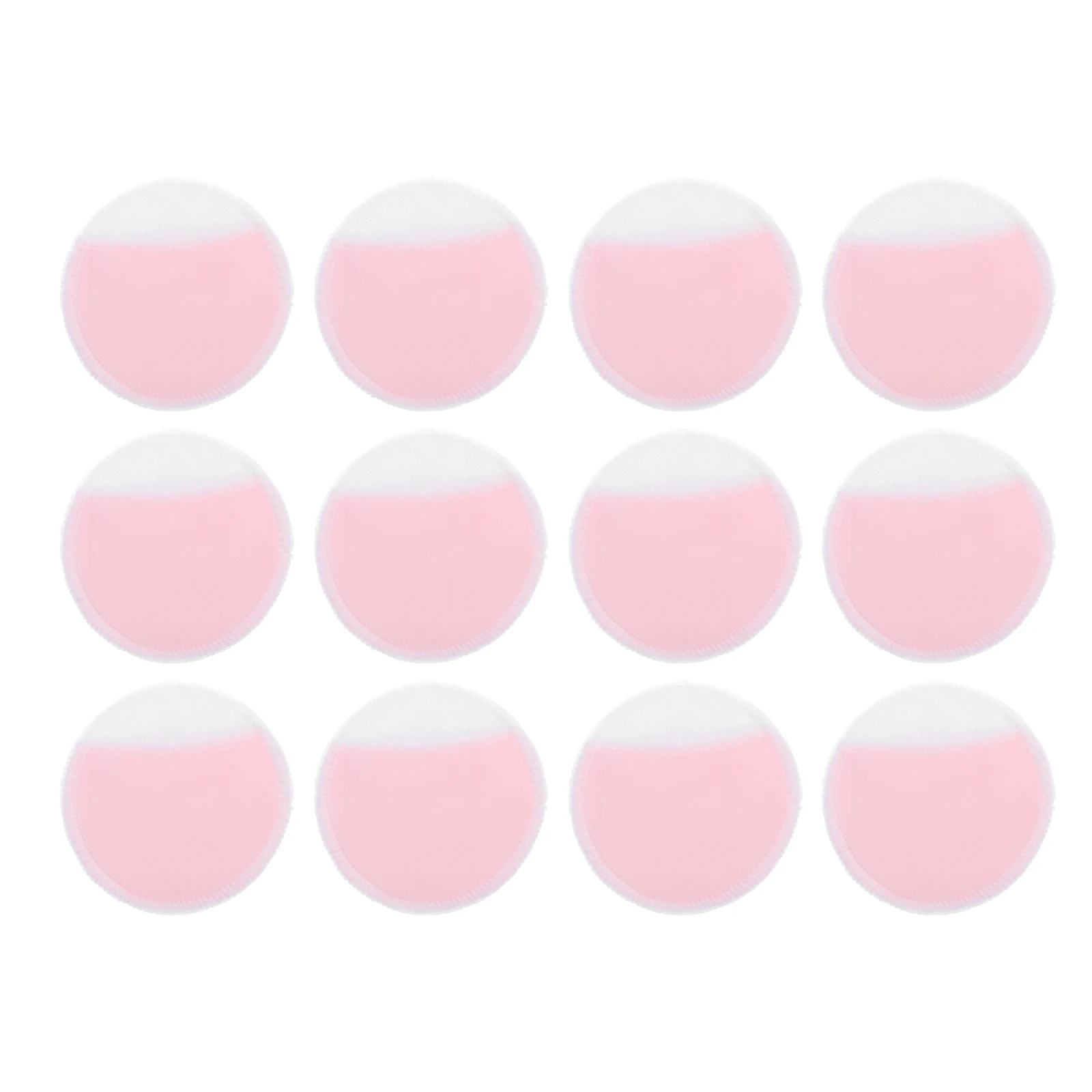 

12 Pcs Makeup Remover Pad Bamboo Fiber Beauty Tool Powder Puff The Face Accessories Skin Care Facial Reusable Pads