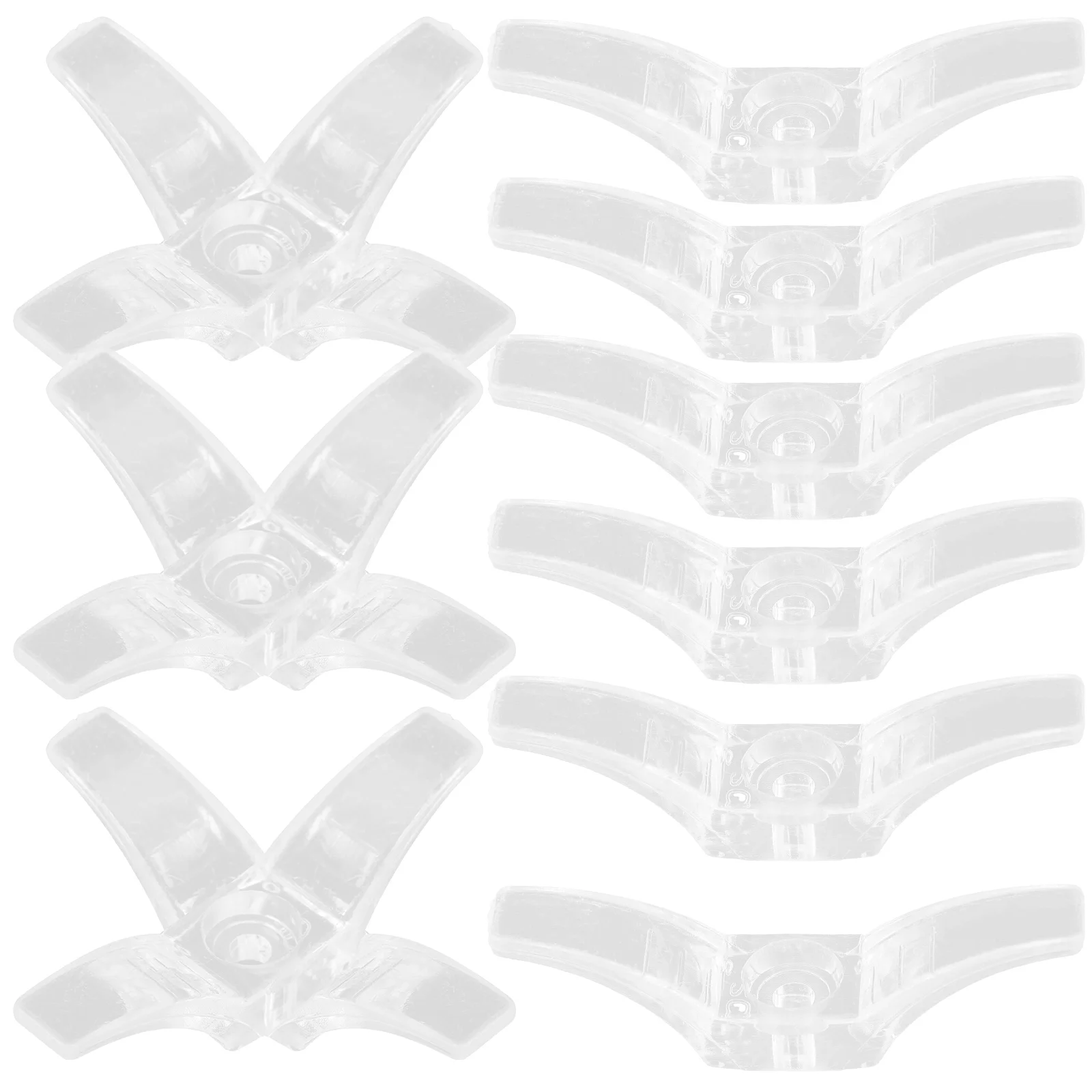 

12pcs Cord Winder Retainer Cord Cleat Clear Practical Hooks Window Window Hook For Blinds Blind Rope Cleat Clear