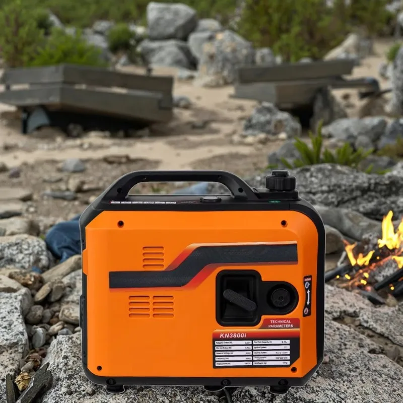 Compact Ultra-Quiet Portable Inverter Generator 4-Stroke DC Engine 2.2kW 2.5kW Remote Start for Outdoor Use