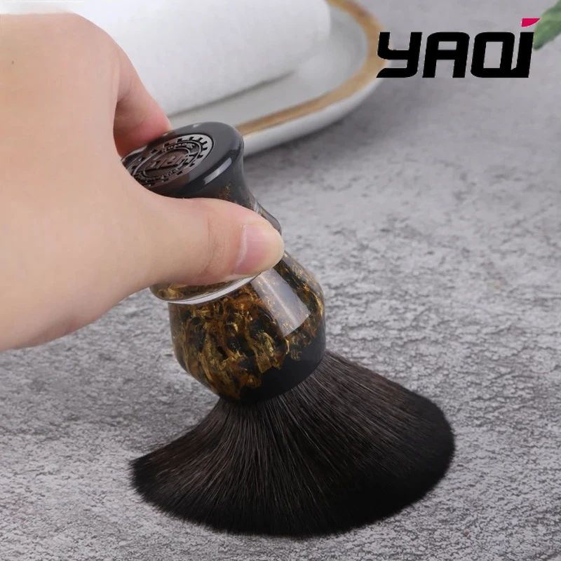2026 New Men Wet Shaving Brush Yaqi Shaving Brush Yaqi DEEP STONES 24mm Synthetic Hair Resin Handle
