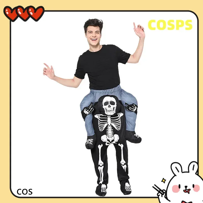 

NO6 косплей для взрослых и детей, надувные штаны со скелетом, костюм для мальчиков и девочек, праздничные костюмы, забавные комплекты, аниме-макияж, костюм на Хэллоуин, AOCOS