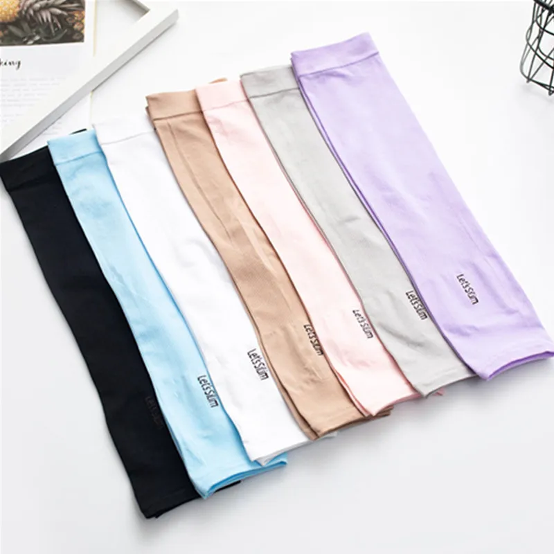 

Летние солнцезащитные рукава из ледяного шелка, корейские женские рукава из ледяного шелка, мужские солнцезащитные рукава, рукава из ледяного шелка, защитные рукава для рук.