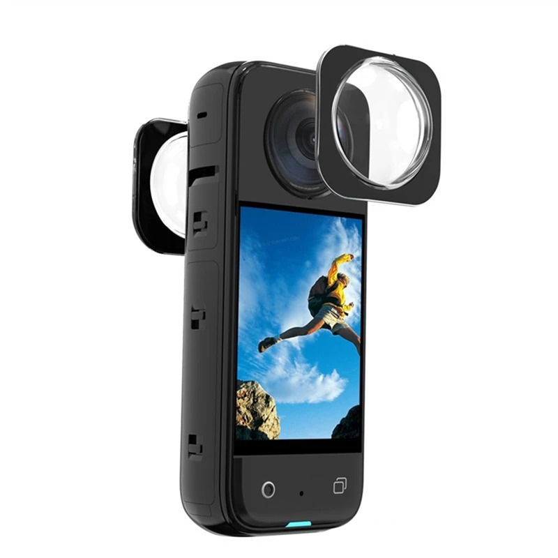 Подходит для (Insta360) X3, обновленное закаленное стекло, щиток объектива, защитная крышка, детали панорамной экшн-камеры