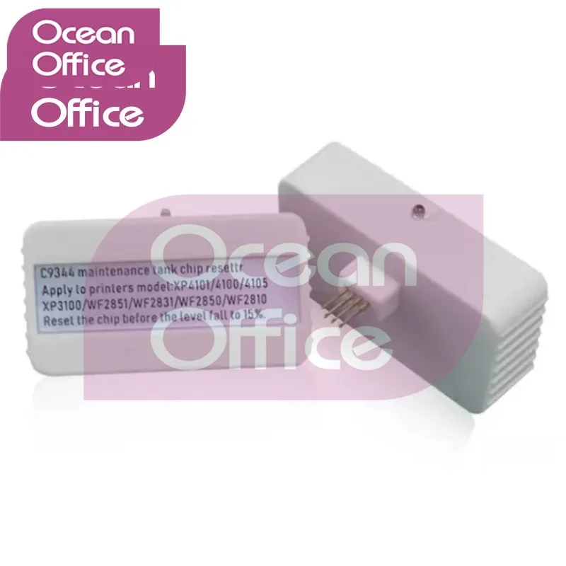 1PCS C9344 Maintenance Box Chip Resetter support for EPSON XP 2100 2105 3100 3105 4100 4101 4105 Worksupport force WF 2835 2810