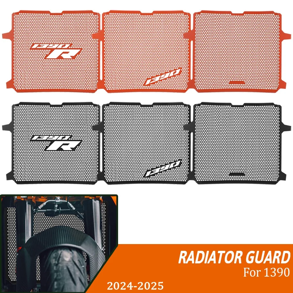 

Motorcycle Radiator Grille Guard Cover Grill Oil Cooler Guard Protection For 1390 SuperDuke R 2024 2025 1390 Super Duke Evo