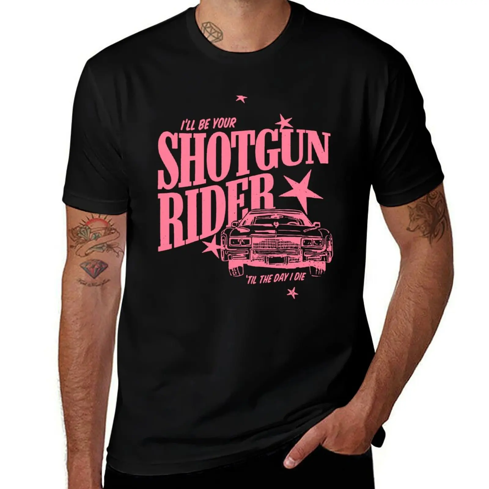 

Shotgun Rider T-Shirt graphic tee shirt valentines clothes essential t shirt t shirt for men
