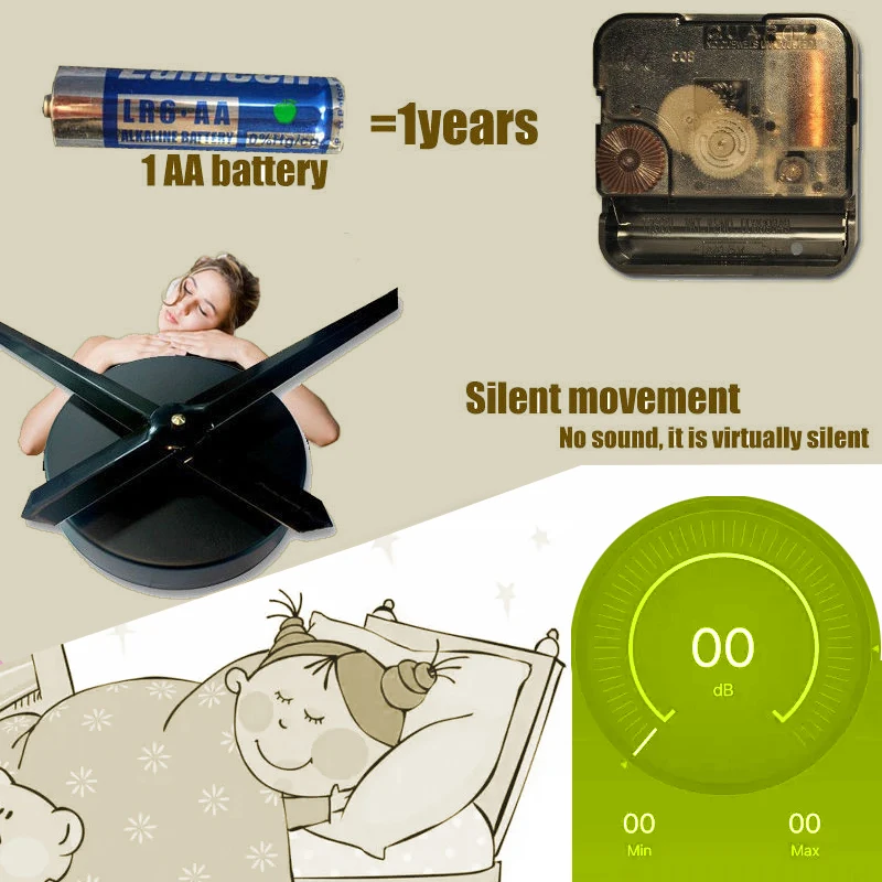 Fashion 3D Red big size wall clock mirror sticker DIY wall clocks home decoration large wall clock meetting room view 6