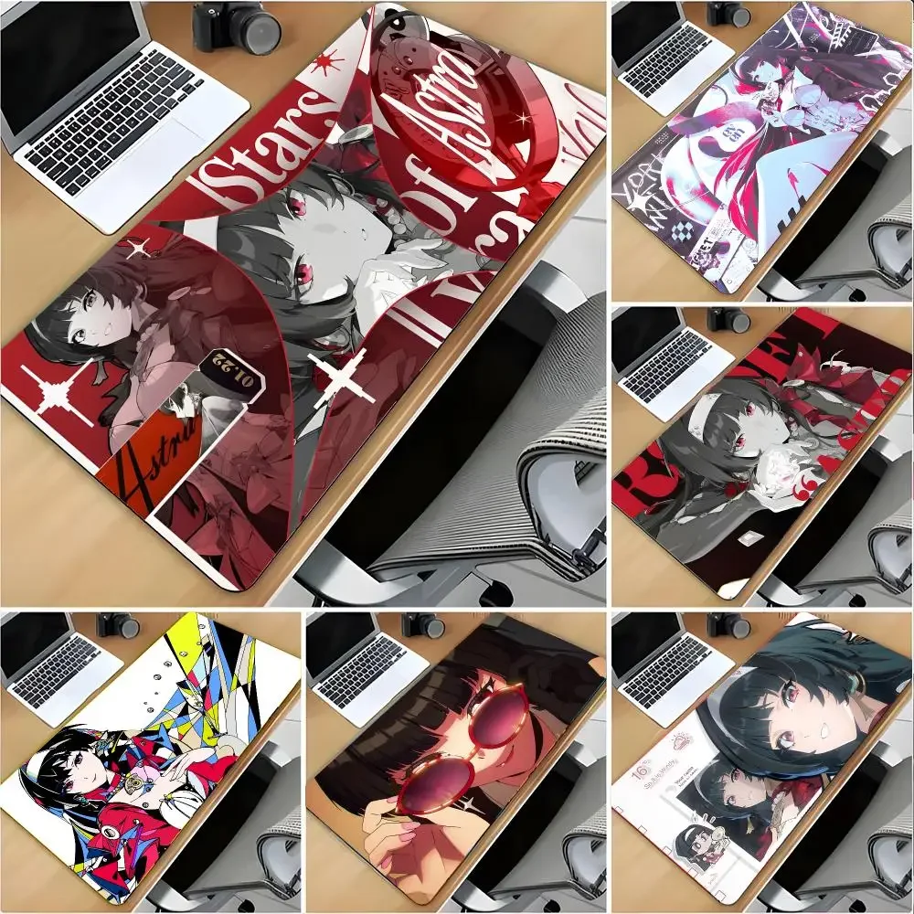 Astra Yao Mouse Pad Large Mouse Pad Desk Mat Non‑Slip Gaming Board Game Mat with Stitched Edges