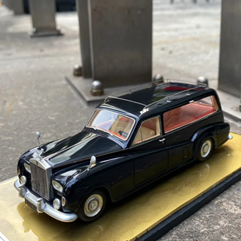 

Смола масштаб 1:43 1963 V - Hearse винтажная модель автомобиля ностальгия Классическая коллекция игрушек для взрослых статический дисплей орнамент подарок сувенир