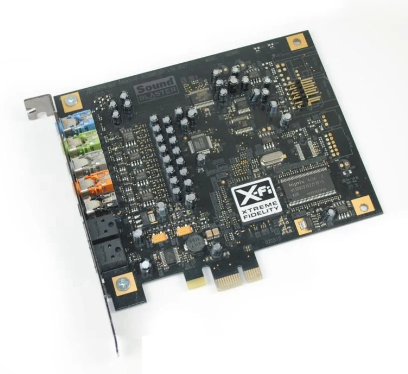 

SB0880 Sound Card X-Fi Titanium Plate 7.1 Game PCI-E sound card