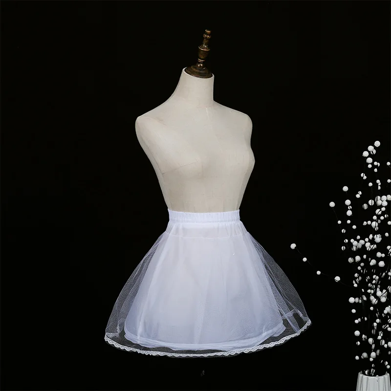 

9 Style Children Supporting Skirt Underskirt Flower Girl Wedding Dress Mesh Tulle Elastic Waist Soft Petticoat