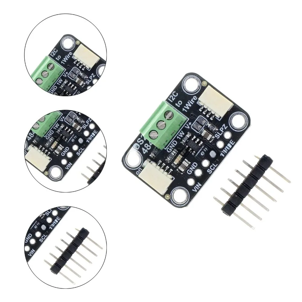DS2484 I2C to 1Wire for bridge for Embedded Sensor Integration Works with For STEMMA QT/Qwiic and SH 4 Pin 1Wire Communication