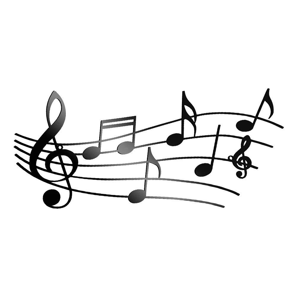 

Musical Note Iron Decor Home Exquisite Wall Adorn nament Rustic Vintage Backdrop Wall Decor Design Furniture Gift