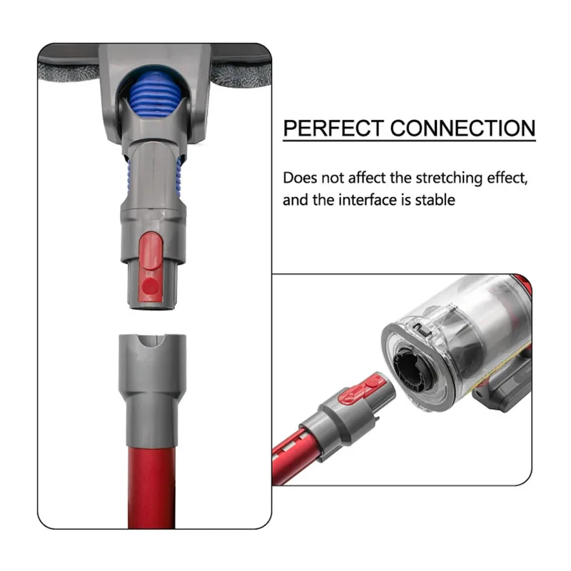 Adjustable Extension Wand for Dyson V7 V8 V10 V11 V15 Cordless Stick Vacuum Cleaner Quick Release Vacuum Accessories