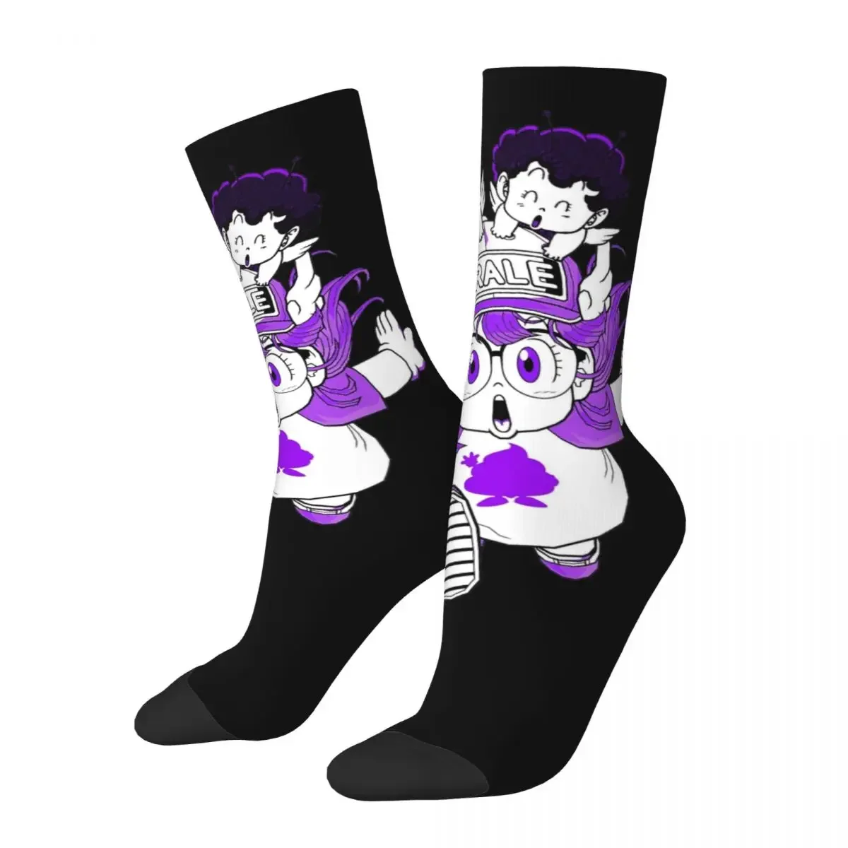 Autumn Winter Casual Unisex Arale Norimaki Slump Socks Japanese Anime Breathable Sports Socks