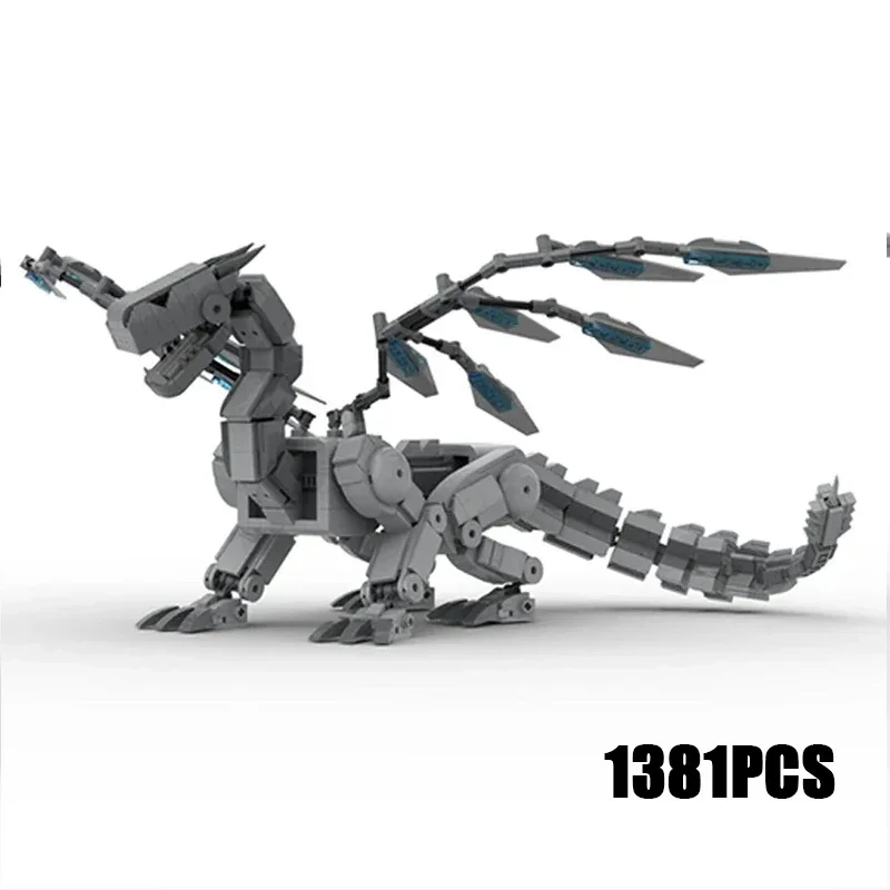 

Moc Building Bricks Mecha Model Powerful Mecha Dragon Technology Modular Block Holiday Gifts Toys For Children DIY Sets Assembly