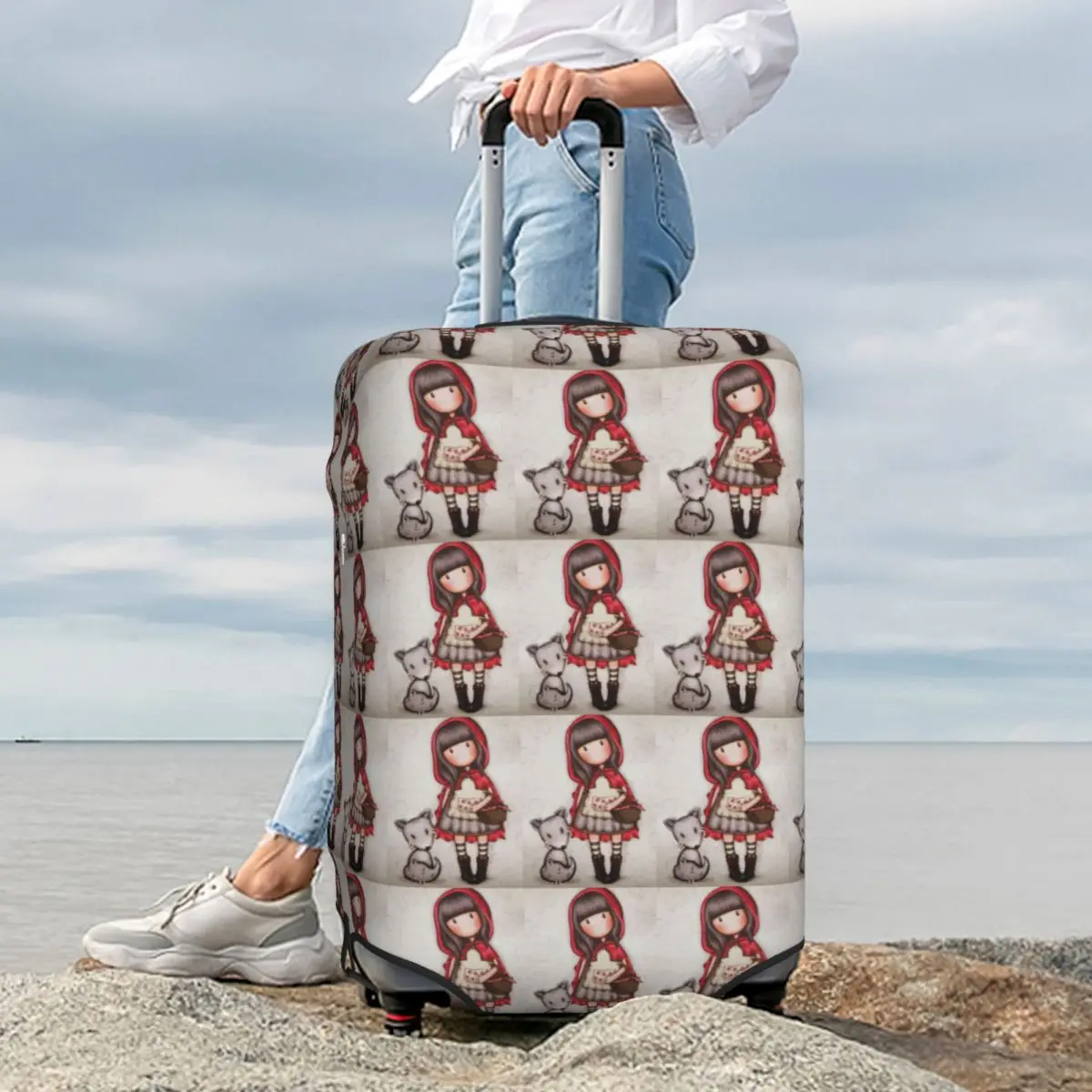 Santoro Gorjuss Funda protectora para maleta Fundas protectoras elásticas para equipaje de viaje para 18-32 pulgadas