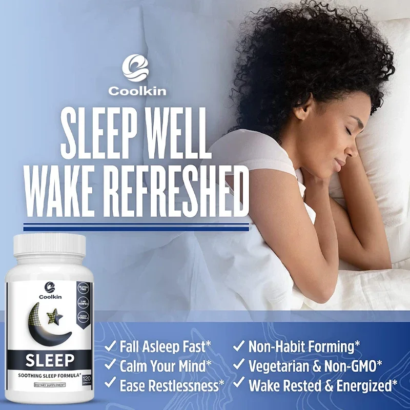 Sleep Supplement - Contains Chamomile and Valerian Extracts To Deepen Sleep Quality