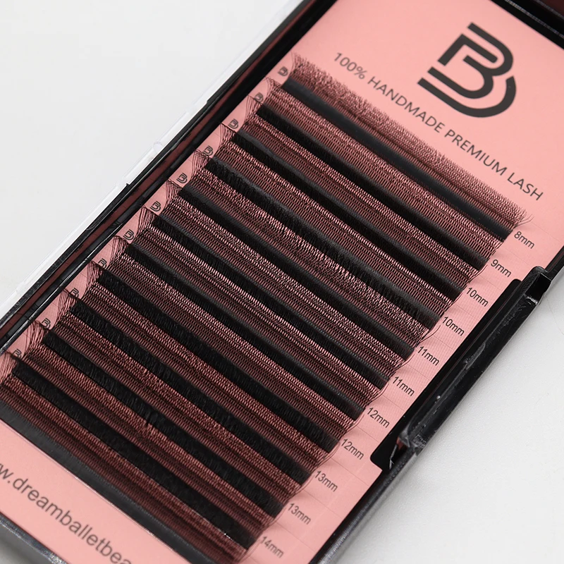 DREAM BALLET Estensione ciglia 5D a forma di U Nuovo stile a forma di U W Bloom Ciglia Premade Ventole Leggero soffice visone Faux Eye