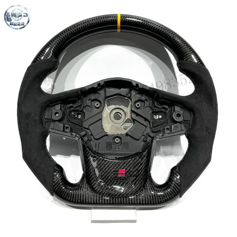 Custom Racing Steering Wheel, & Carbon Fiber Interior Modification Part Direct Replacement for Toyota Supra Sports Car