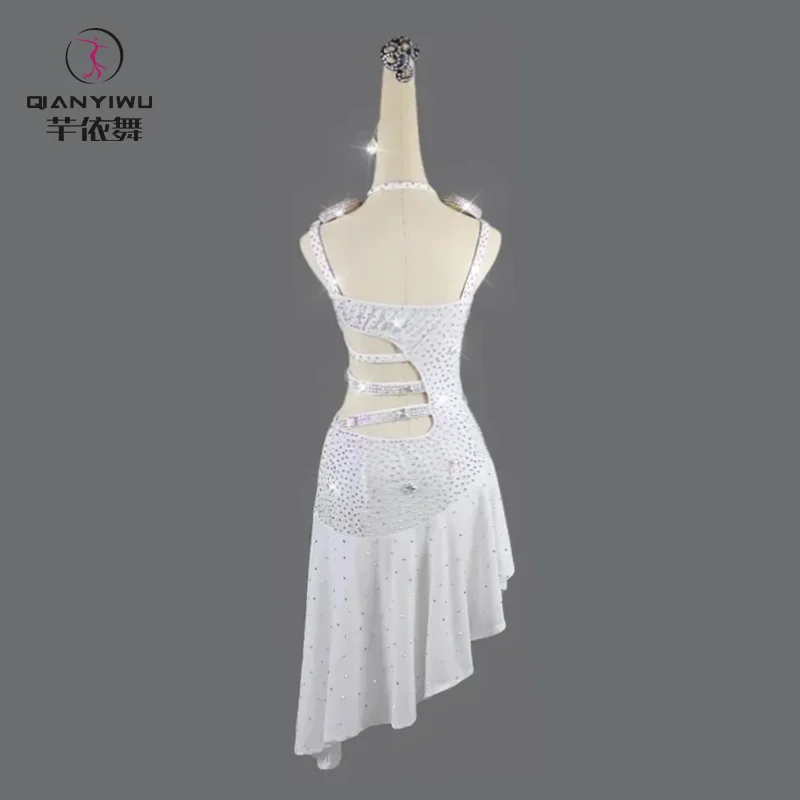 2025 Latin Dance Kleid Frauen Praxis Kleidung Wettbewerb Kostüm Ballsaal Mädchen Party Rock Sport Anzug Leistung Weibliche Bühne