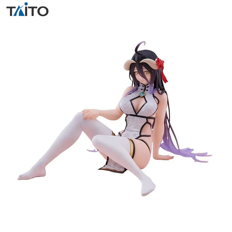 

In Stock Genuine Original TAITO Desktop Cute Albedo Cheongsam Style Overlord Action Anime Figure Model Dolls Statuette Ornament