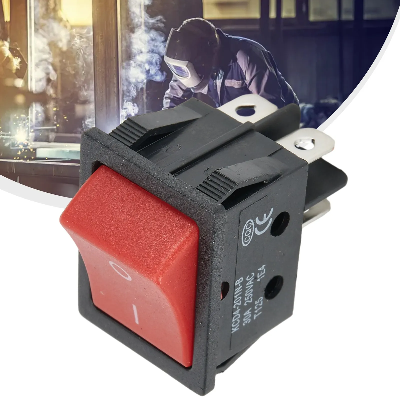 Power Switch 4 Pin 30A 250VAC ON OFF Type For Welding Machines Electric Heaters And Other Heavy-Duty AC Applications