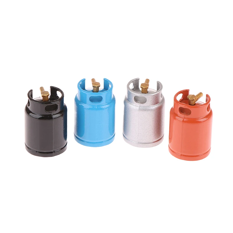1/12 Simulated Metal Gas Tank Dollhouse Mini Kitchen Utensils Decoration Dolls House Furniture Accessories