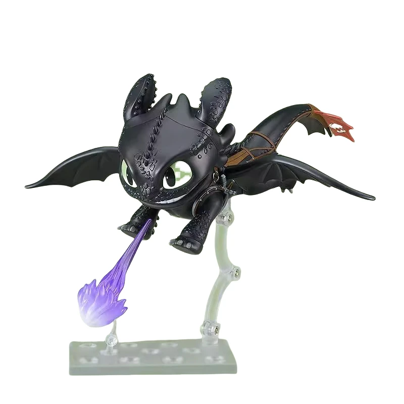 

How To Train Your Dragon Q Version Toothless Anime Action Figure Joint Movable Garage Kit Collectible Model Kid Toys Gift