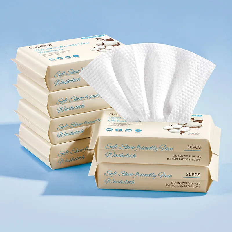 39 skin friendly facial mask makeup remover facial towel soft pearl groove design facial cleaning wipes makeup remover