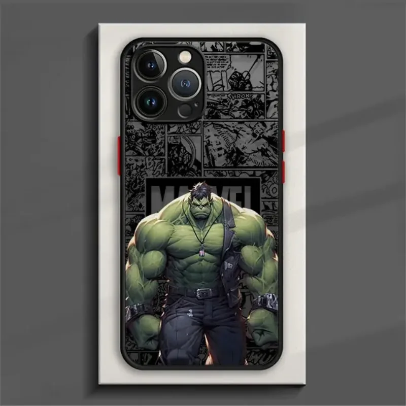 Marvel Spider Man Hard Matte Case for Xiaomi Mi 14 13 Ultra 13T 12 Lite 12T 11 11T 10 10T Pro POCO X5 X4 GT X3 NFC F5 M3 Cover