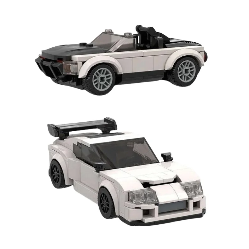 

Brick Supra MK4 Racing Sports Car Vehicle Speed Champion Racer Building Blocks Cars Fast Furious1 Compatible with LEGO Kids Toys