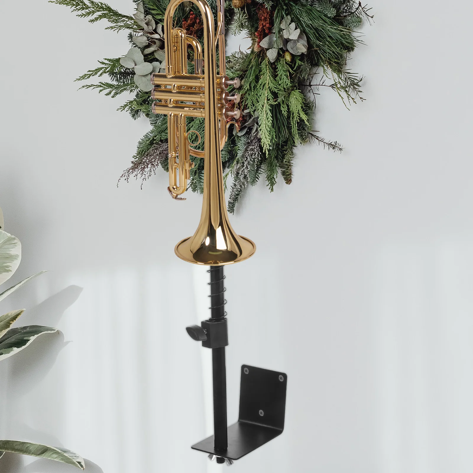

Small Trumpet Mount Rack Musical Instrument Holder Stand Decorative Instrument Hook Trumpet Rack Brass Accessory