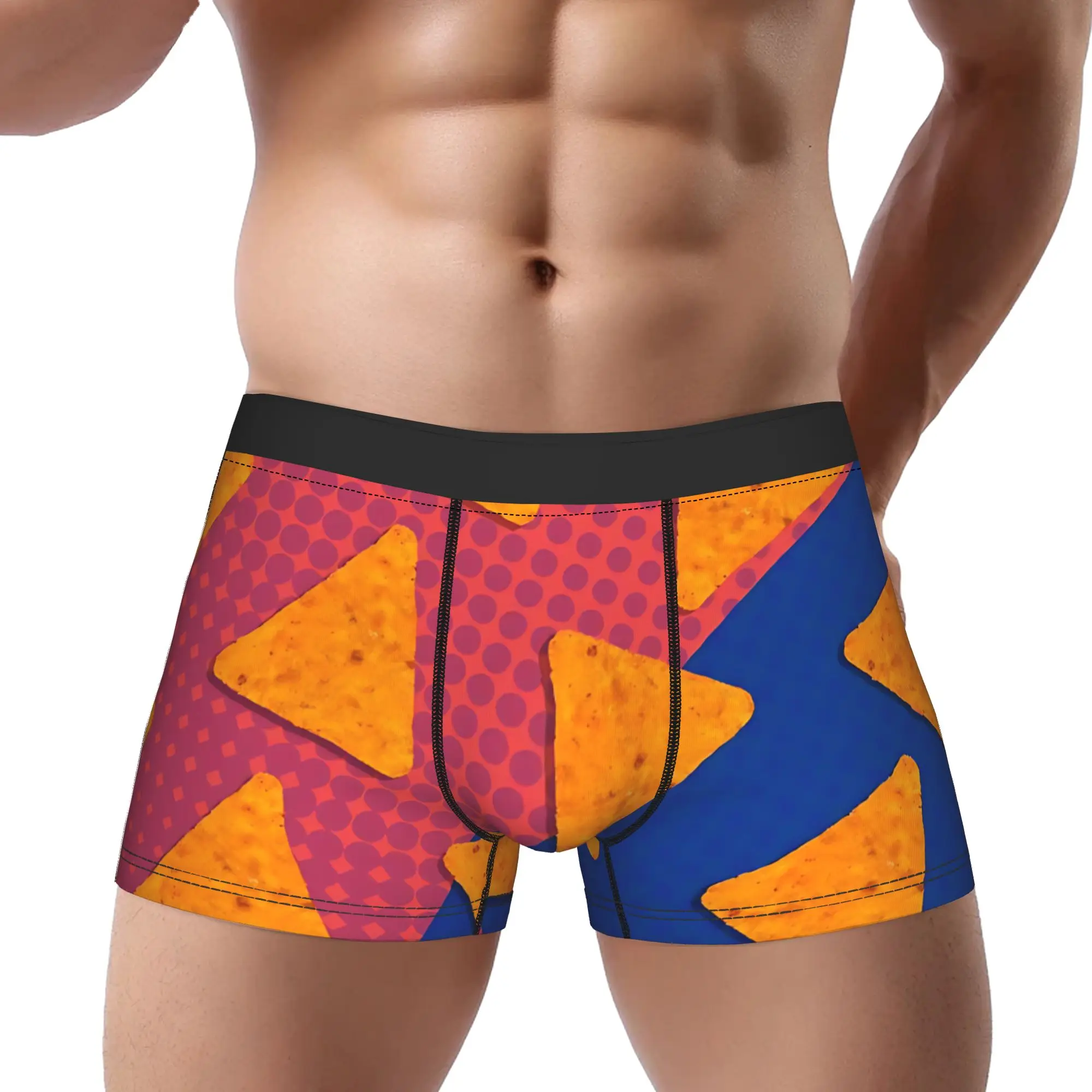 

1piece D-Doritos Blue Underpants Homme Panties Man Underwear Comfortable Shorts