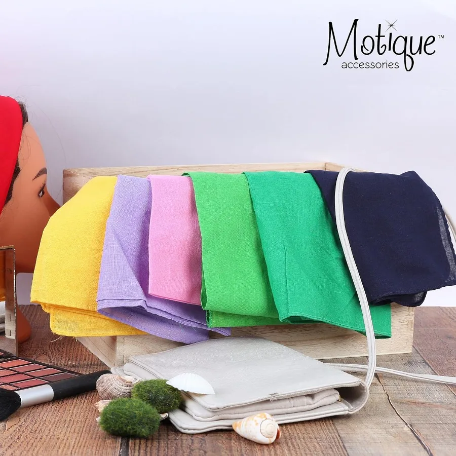 باندانا بلون موحد للمغامرات الخارجية وتصفيف الأزياء، قماش متعدد الاستخدامات ومسامي ومتين، مثالي للحماية من الشمس