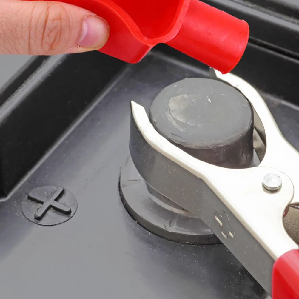 

Terminal Cover Rubber Boot Insulating Protector Caps Durable High Temp Resistant Lightweight Short Circuit