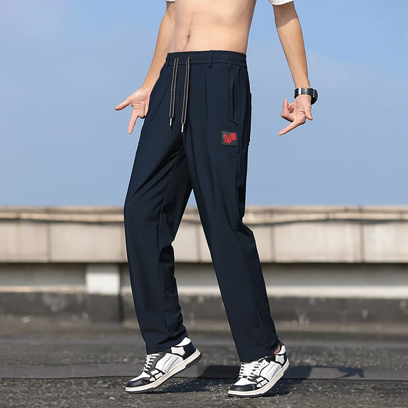 Joggers Men 2024 New Spring Business Casual Pants Fashion Men's Sports Guard Pants Versatile Loose Men's Clothing