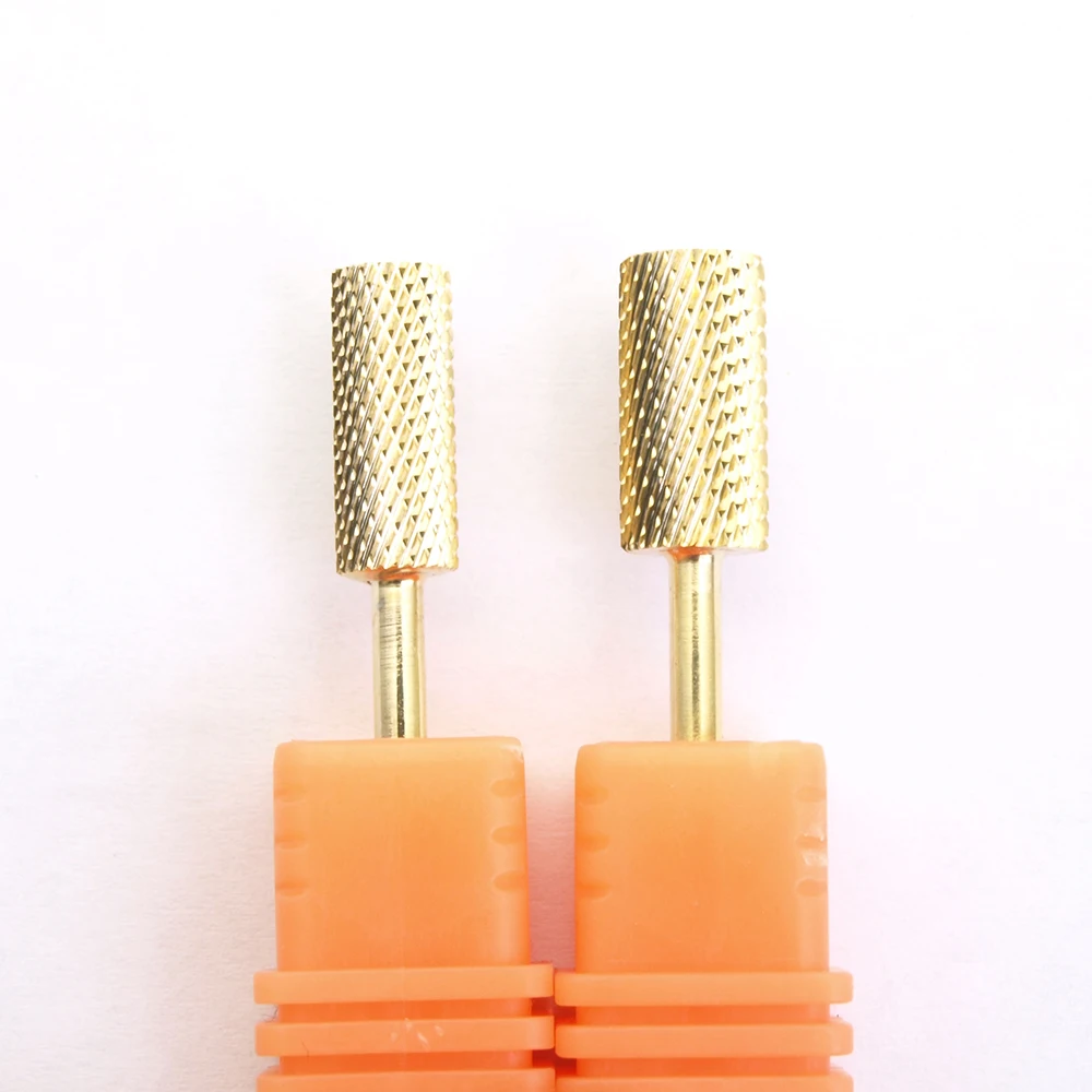 Large & Small Flat Top Tungsten Carbide Nail Drill Bit 3/32
