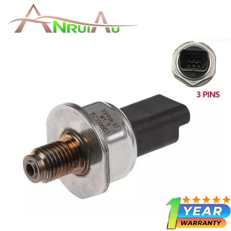 

Fuel Rail Pressure Sensor for Citroen C3 C4 Berlingo Peugeot 55PP06-03 85PP06-04